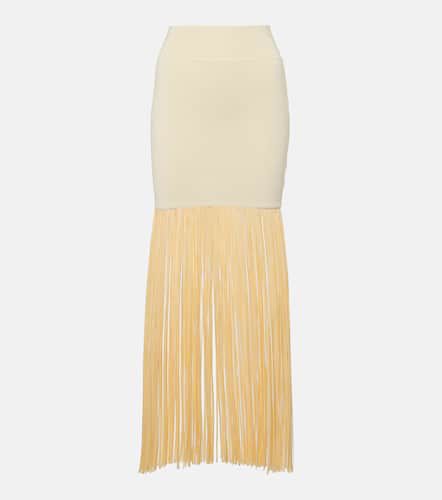 Galvan Nyx fringed midi skirt - Galvan - Modalova