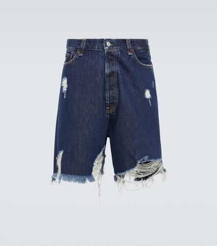 Distressed denim shorts - Acne Studios - Modalova