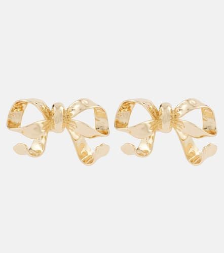 Bow 18kt -plated earrings - Self-Portrait - Modalova