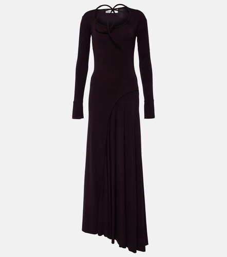 Abito lungo in jersey asimmetrico - Victoria Beckham - Modalova