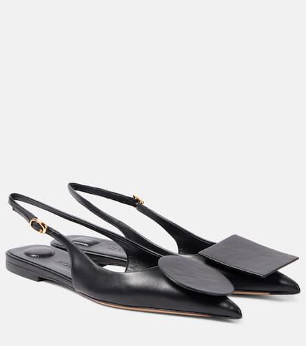 Les Slingbacks Duelo Plates leather flats - Jacquemus - Modalova