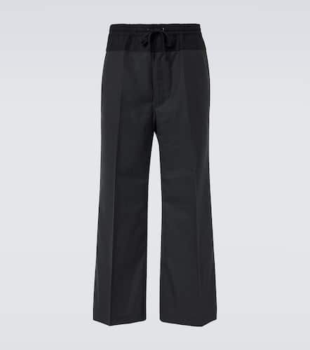 Pantaloni regular in twill di lana a righe - Junya Watanabe - Modalova