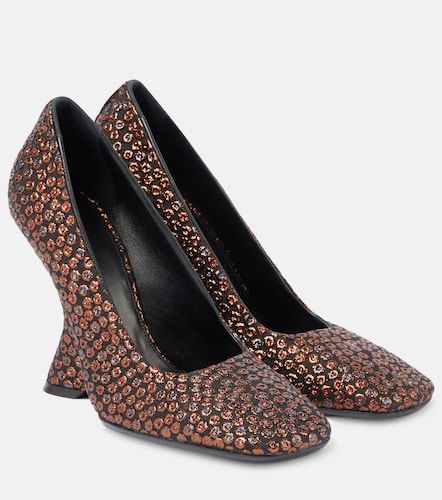 Salones con cuña de jacquard - Dries Van Noten - Modalova