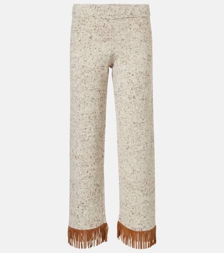 Dreamscape fringed wool-blend pants - Alanui - Modalova