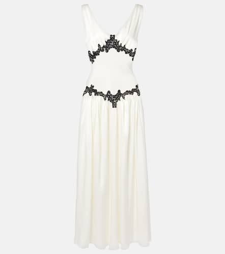 Highland embroidered silk and wool gown - Gabriela Hearst - Modalova