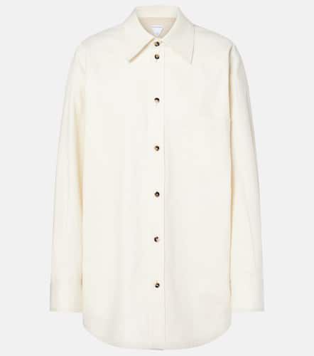 Linen and cotton shirt - Bottega Veneta - Modalova