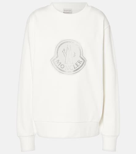 Sudadera de jersey de algodón con logo - Moncler - Modalova