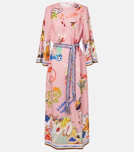 AlÃ©mais La Charrasca printed linen maxi dress - Alemais - Modalova