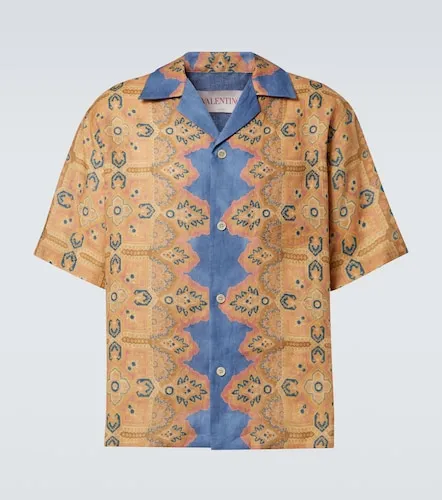 Printed linen shirt - Valentino Garavani - Modalova