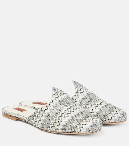 Missoni Mules zig zag in canvas - Missoni - Modalova