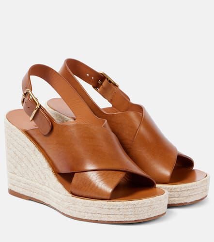 ChloÃ© Pary leather espadrille wedges - Chloe - Modalova