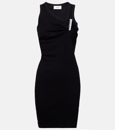 Vestido corto Washing Clip de algodón - Coperni - Modalova