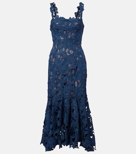 Midikleid aus Guipure-Spitze - Oscar de la Renta - Modalova