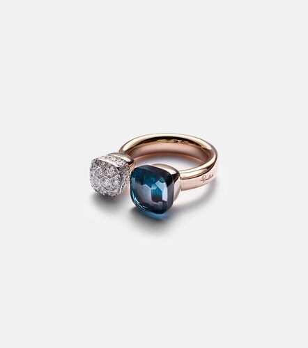 Nudo 18kt ring with topaz and diamonds - Pomellato - Modalova