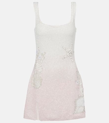 Seashell embellished minidress - Clio Peppiatt - Modalova