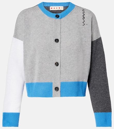 Colorblocked cashmere cardigan - Marni - Modalova