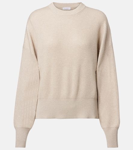 Pullover aus Rippstrick - Brunello Cucinelli - Modalova