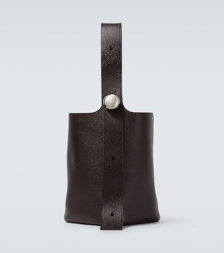 Pebble Large leather bucket bag - Loewe - Modalova