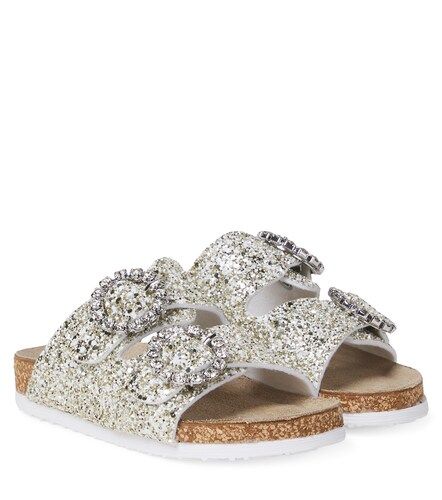 Sandali con glitter e cristalli - Monnalisa - Modalova