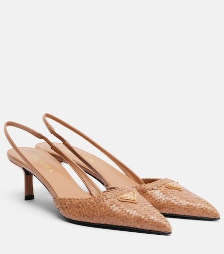 Prada Slingback-Pumps aus Leder - Prada - Modalova