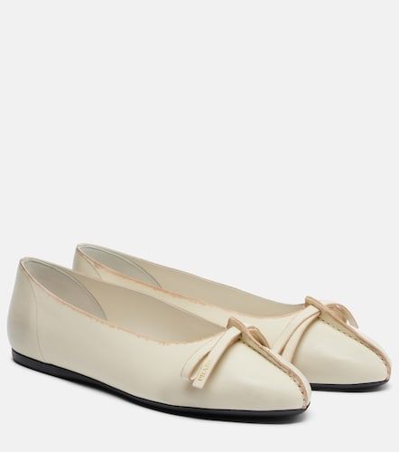 Prada Leather ballet flats - Prada - Modalova