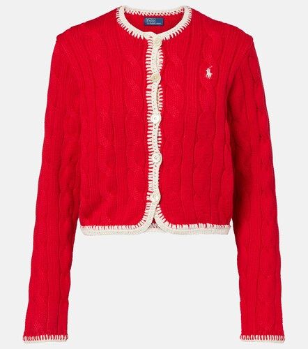 Cárdigan trenzado de algodón - Polo Ralph Lauren - Modalova