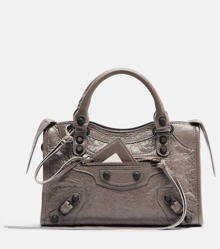 Le City Mini leather top-handle bag - Balenciaga - Modalova