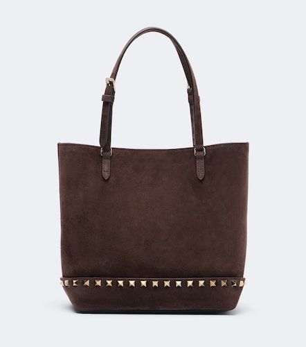 Rockstud Small suede top-handle bag - Valentino Garavani - Modalova