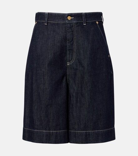 Bermudas Quadro de denim - 'S Max Mara - Modalova