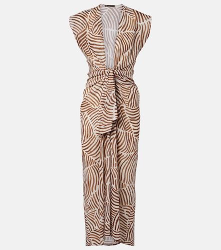 Vestido midi Sasha de algodón estampado - ViX Paula Hermanny - Modalova