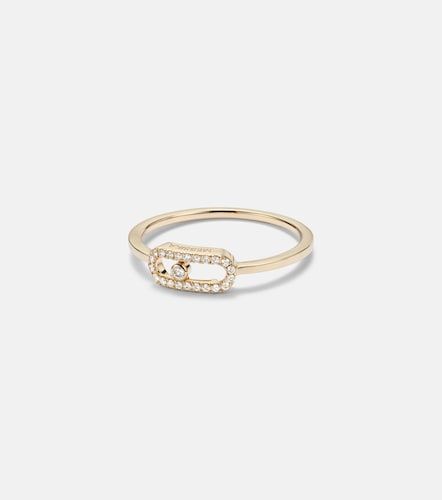 Move Uno 18kt ring with diamonds - Messika - Modalova