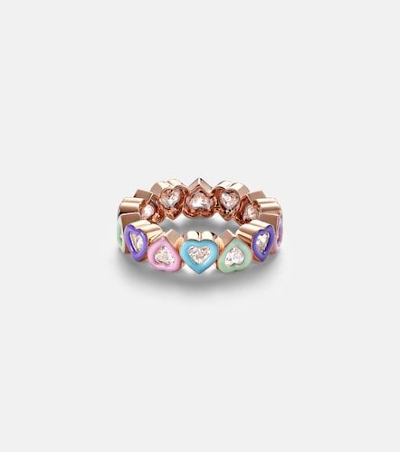 Anillo de oro rosa de 18 ct con diamantes - Kamyen - Modalova