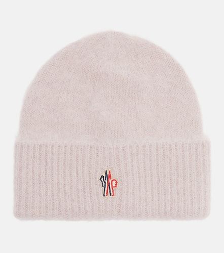 Logo alpaca wool-blend beanie - Moncler - Modalova