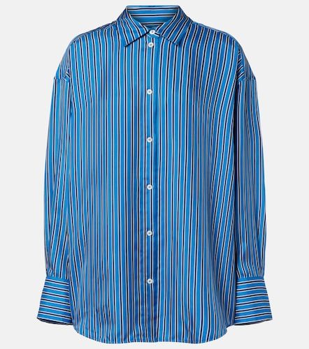 Camicia oversize in seta a righe - Toteme - Modalova
