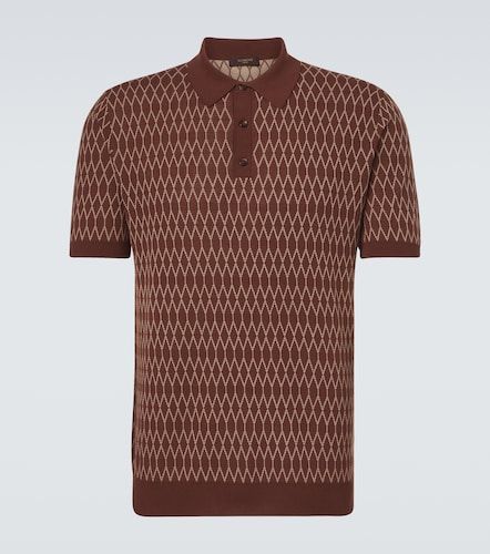 Polo de jacquard de algodón - Slowear - Modalova