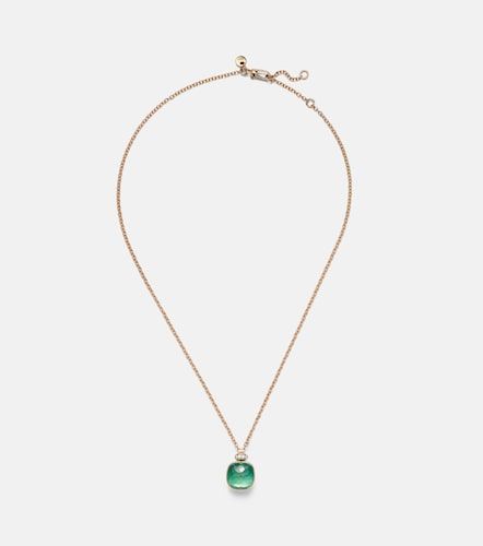 Collar Nudo Classic de oro y blanco de 18 ct con piedras - Pomellato - Modalova