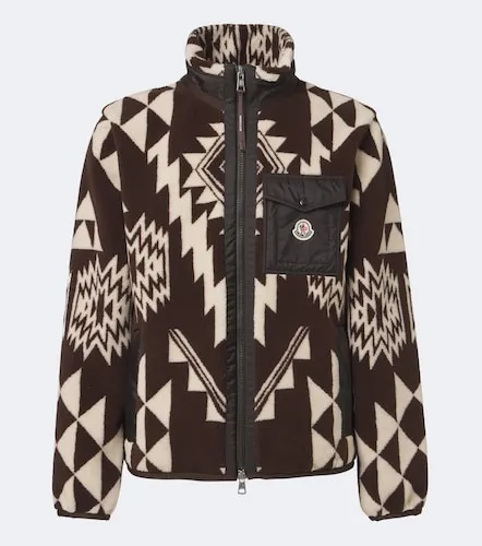 Moncler Printed fleece jacket - Moncler - Modalova