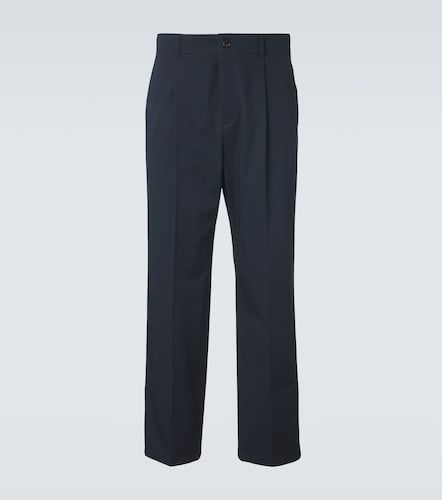 Pantalones rectos de algodón - Valentino - Modalova