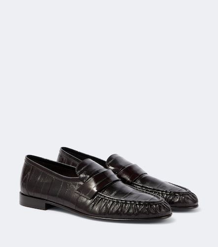 The Row Soft eel leather loafers - The Row - Modalova