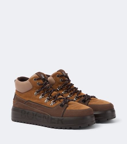 Antwerp leather and suede lace-up boots - Bogner - Modalova