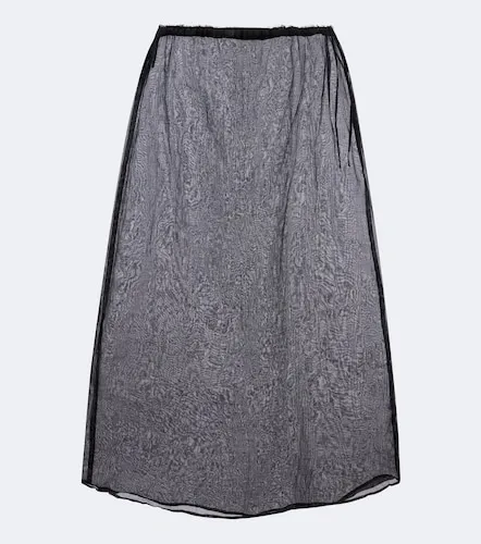 Prada Cotton organdy midi skirt - Prada - Modalova