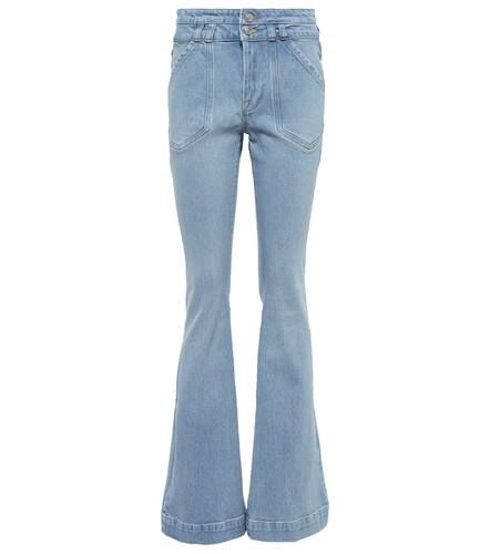 Double Button Flare high-rise jeans - Frame - Modalova