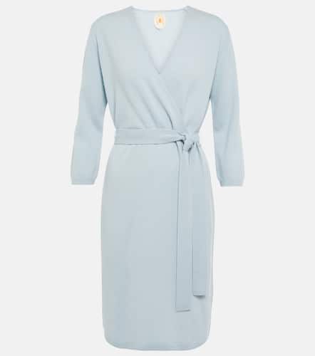 Wool and cashmere wrap dress - Jardin des Orangers - Modalova