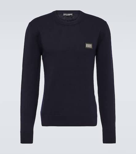 Logo wool and cashmere sweater - Dolce&Gabbana - Modalova