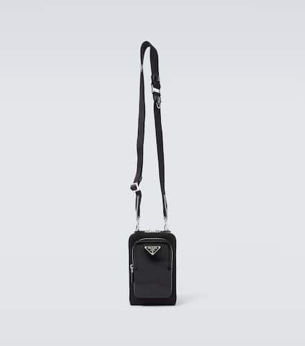 Re-Nylon and leather phone pouch - Prada - Modalova
