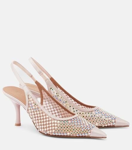 Vesper 70 embellished slingback pumps - Malone Souliers - Modalova