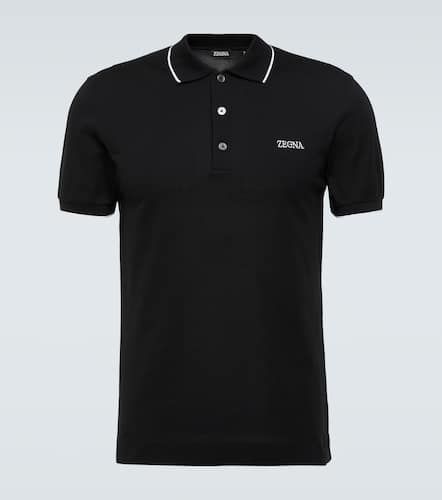 Zegna Cotton-blend polo shirt - Zegna - Modalova