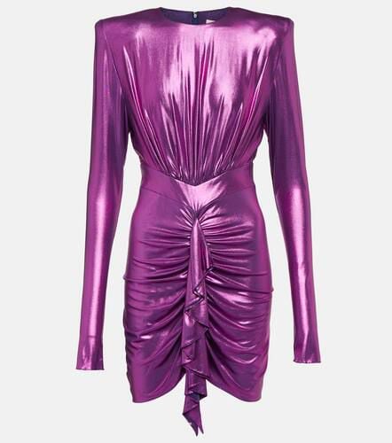 Draped satin jersey minidress - Alexandre Vauthier - Modalova