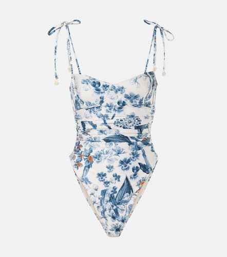 Bañador con bustier Rabano floral - Agua by Agua Bendita - Modalova