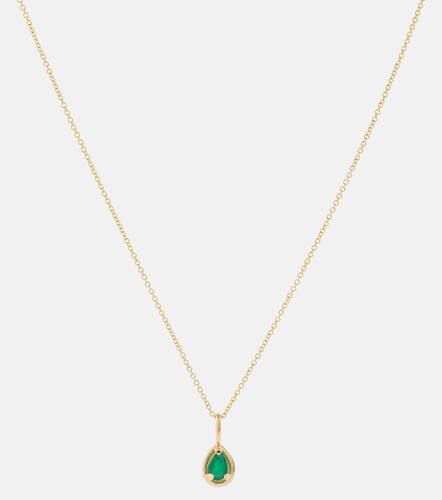 Bonbon 14kt pendant necklace with emerald - Stone and Strand - Modalova